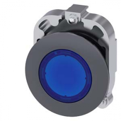 Napęd przycisku 30mm niebieski z podświetleniem bez samopowrotu metalowy matowy Sirius ACT 3SU1061-0JA50-0AA0 Siemens