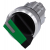 Napęd przełącznika 2 położeniowy /O-I/ 22mm zielony z podświetleniem bez samopowrotu metalowy matowy Sirius ACT 3SU1052-