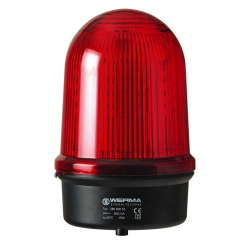 28012055-Sygnalizator-ostrzegawczy-czerwony-24V-DC-LED-obrotowy-IP65-Werma