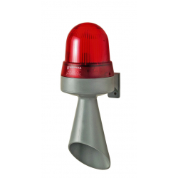42412075-Sygnalizator-akustyczno-optyczny-czerwony-LED-stałe-80dB-24V-DC-IP65-Werma