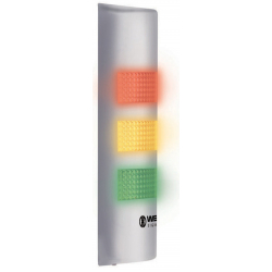 69130055-rys-3-Kolumna-sygnalizacyjna-czerwona-żółta-zielona-światło-stałe-błyskowe-24V-AC-DC-IP65-srebrna-LED-FlatSIGN-Werma