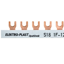Szyna łączeniowa 1P 63A 12mm2 widełkowa (18 mod.) 1F S18 1F-10 45.308 Elektro-Plast Opatówek