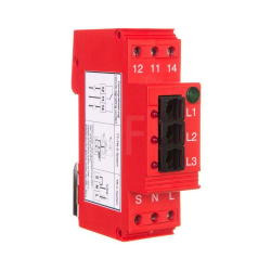 Moduł odbiorczy 230V 3xLWL 3xLED DEHNsignal E 3 910631 DEHN