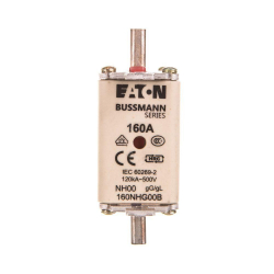 Wkładka NH FUSE 160A 500V GL/GG SIZE 00 DUAL IN 160NHG00B EATON