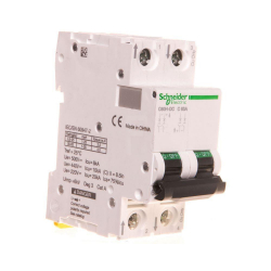 Wyłącznik nadprądowy, C60H, 2p, 63A, charakterystyka C A9N61539 Schneider Electric